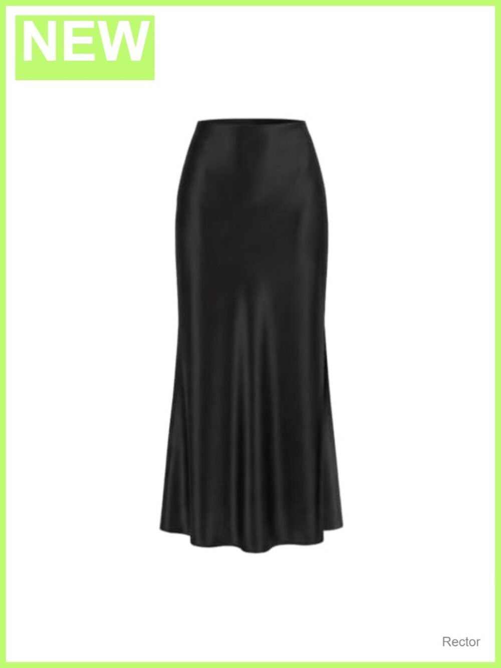 Satin Maxi Skirt High Waisted A Line Flowy Long Skirt for Women